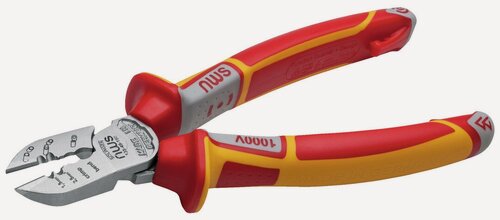 Изображение товара Бокорезы электрика NWS диэлектрические 1000В VDE 190 мм, покрытие Crom Арт.135-49-VDE-190