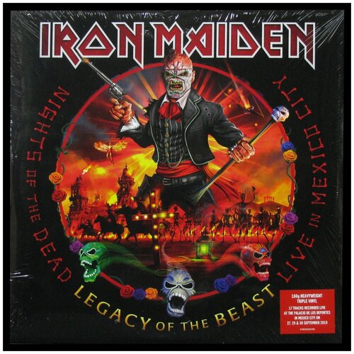 Виниловая пластинка Parlophone Iron Maiden – Nights Of The Dead, Legacy Of The Beast: Live In Mexico City (3LP) iron maiden iron maiden nights of the dead legacy of the beast live in mexico city limited colour 180 gr 3 lp