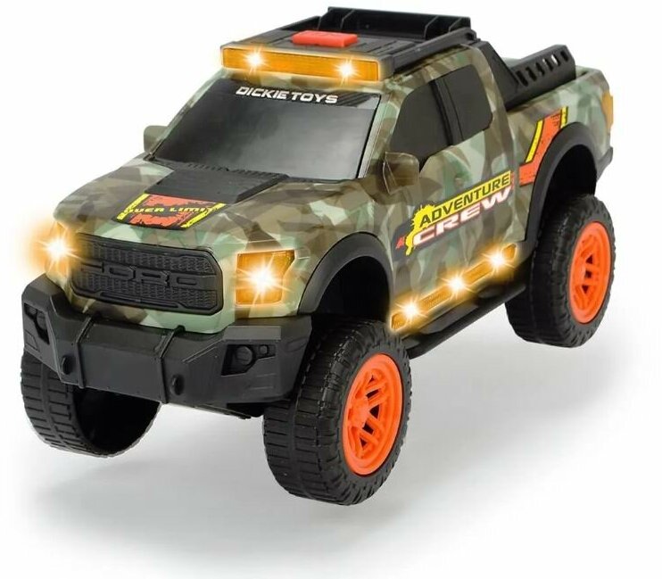 Машинка Dickie Scout Ford F150 Raptor со светом и звуком, 33 см 3756000