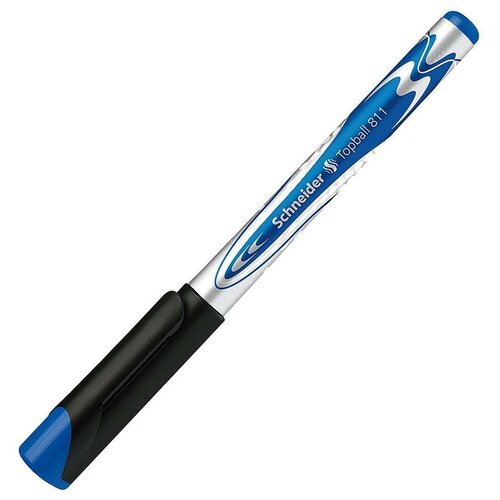 Ручка-роллер Schneider TopBall 811 синяя, 0,7мм, цена за штуку, 256196 ручка роллер schneider topball 857 черная одноразовая арт 288326