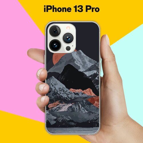 Силиконовый чехол на Apple iPhone 13 Pro Пейзаж 60 / для Эпл Айфон 13 Про силиконовый чехол на apple iphone 13 pro эпл айфон 13 про с рисунком сине розовый мрамор