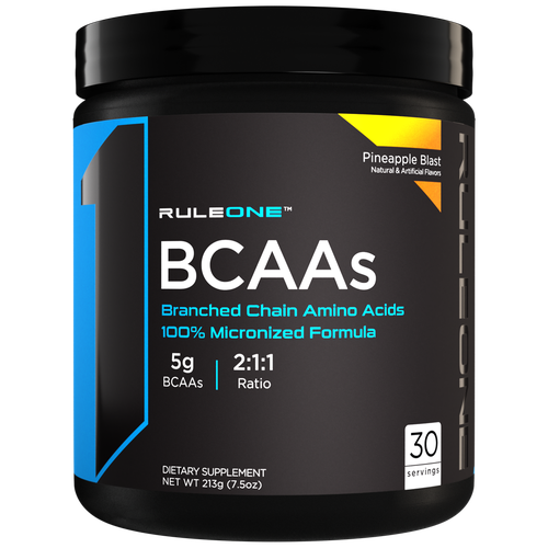 Аминокислота Rule 1 Flavored, ананас, 213 гр. bcaa rule 1 r1 bcaa unflavored без вкуса 318 гр