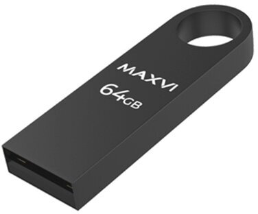 USB флеш-накопитель Maxvi 64GB (FD64GBUSB20C10MK) Темно-серый