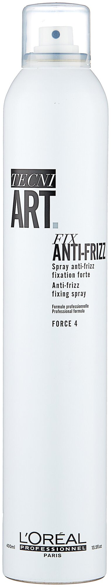 Loreal Professionnel Fix Anti-Frizz - Лореаль Фикс Анти-Фризз Спрей для волос сильной фиксации, 400 мл -