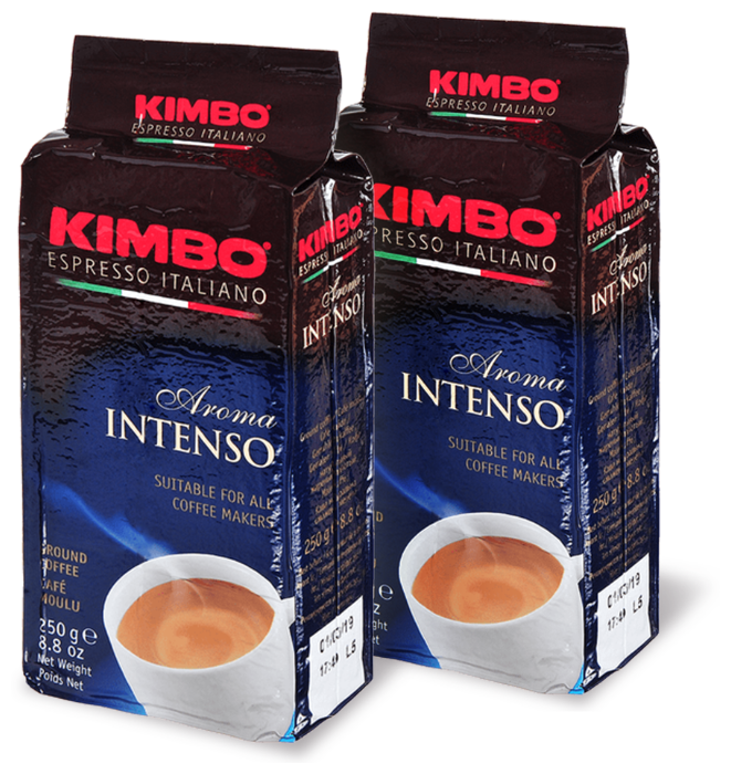 Кофе молотый Kimbo Aroma Intenso, 250 г, 2 уп.