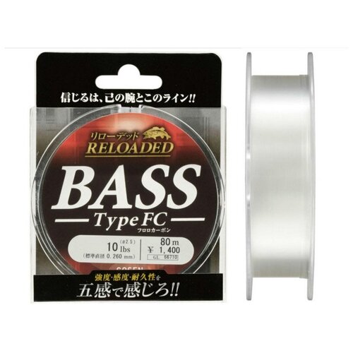 gosen леска флюорокарбон gosen fluorocarbon reloaded bass fc gl66712 80 м 0 285мм Gosen Леска флюорокарбон GOSEN FLUOROCARBON RELOADED BASS FC (GL66712 (80 м 0,285мм) )