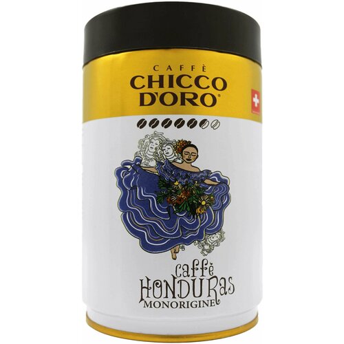 Кофе Chicco D'Oro Honduras молотый в банке 0,25 кг.