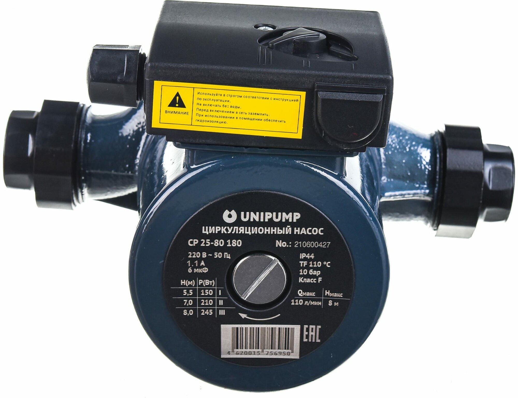 Циркуляционный насос UNIPUMP CP 25-80 180