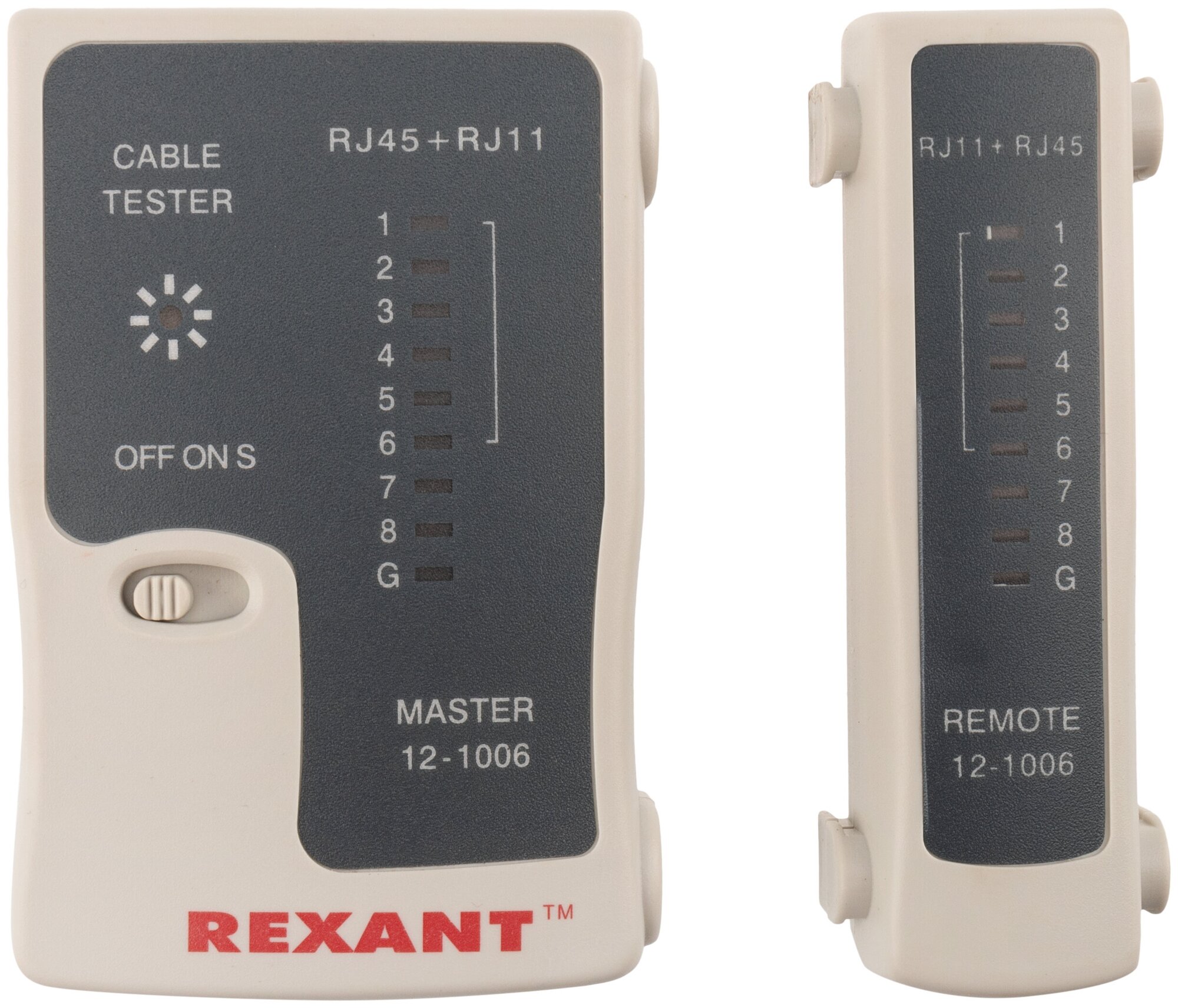 Тестер кабеля RJ-45+RJ REXANT