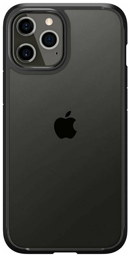 Чехол-накладка Spigen (ACS01703) для iPhone 12/ iPhone 12 Pro (Black) - фото №10