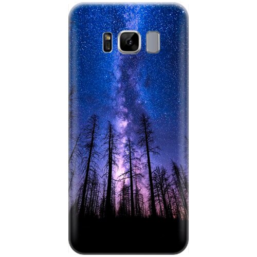 re pa накладка transparent для samsung galaxy j8 2018 с принтом ночной лес и звездное небо RE: PA Накладка Transparent для Samsung Galaxy S8 с принтом Ночной лес и звездное небо