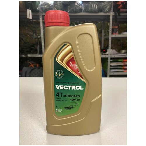 Масло полусинтетическое Vectrol для четырехтактного лодочного мотора 4T 10W-40 1л