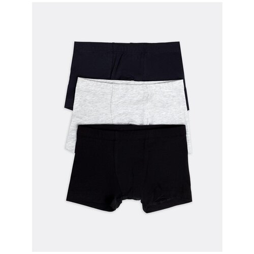 фото Набор 3шт. трусы боксеры для мальчика 104 размер синий, черный, серый беларусь mark formelle