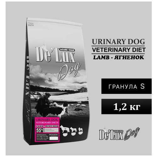 Сухой корм для собак Acari Ciar VET A`DOG URINARY LAMB HOLISTIC 1,2 кг (гранула Медиум) для профилактики МКБ с ягненком Акари Киар
