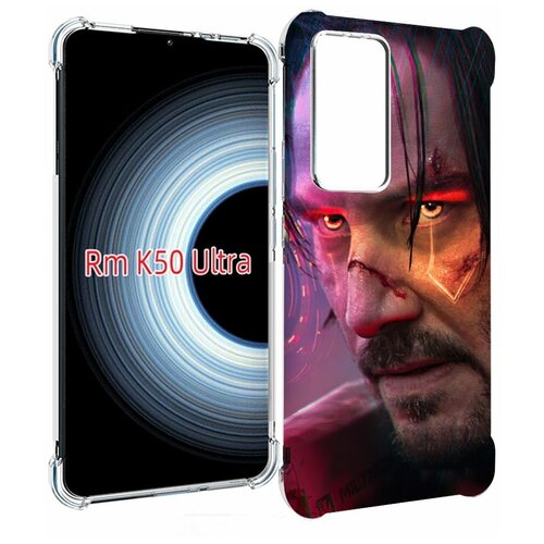 Чехол MyPads cyberpunk 2077 Джонни Сильверхенд для Xiaomi 12T / Redmi K50 Ultra задняя-панель-накладка-бампер