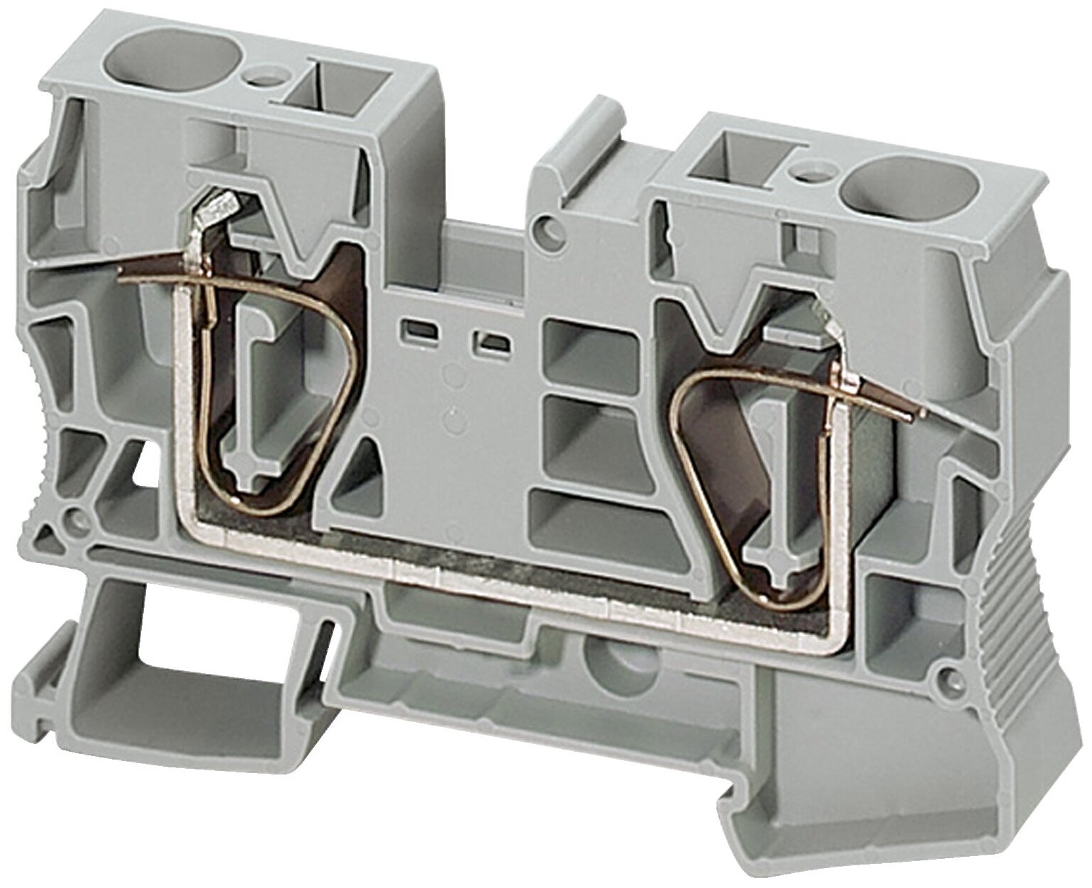 Клеммник пружинный проходной распределительный 16мм.кв 2 точки подключения | код NSYTRR162 | Schneider Electric (1 шт.)
