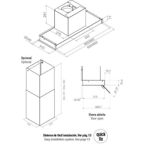 Встраиваемая вытяжка Pando TIS CRBLANCO V850 10999000₽