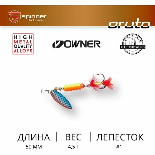 фото Блесна вращающаяся sprut oruto #1 sob