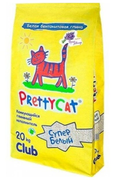 Наполнитель бентонитовый комкующийся "PrettyCat Cупер белый" С лавандой 5 л/4,2 кг - фотография № 14