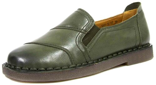 Туфли лодочки  MADELLA, демисезонные, натуральная кожа, размер 36, зеленый