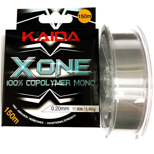 Леска Kaida XONE 150m 0.12mm монофильная леска для рыбалки kaida ks line 1шт по 650м 0 23мм 5 45кг