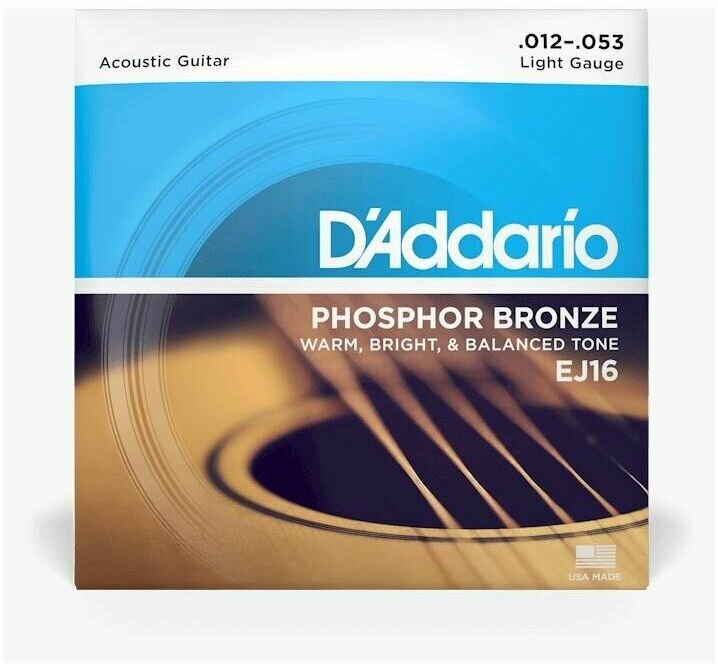 D'Addario EJ16 Струны для акустической гитары 12-53