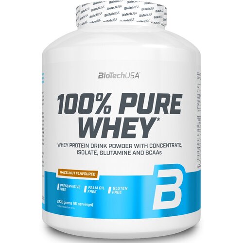 Протеин BioTechUSA 100% Pure Whey, 2270 гр., каштан протеин biotechusa 100% pure whey 1000 гр шоколад