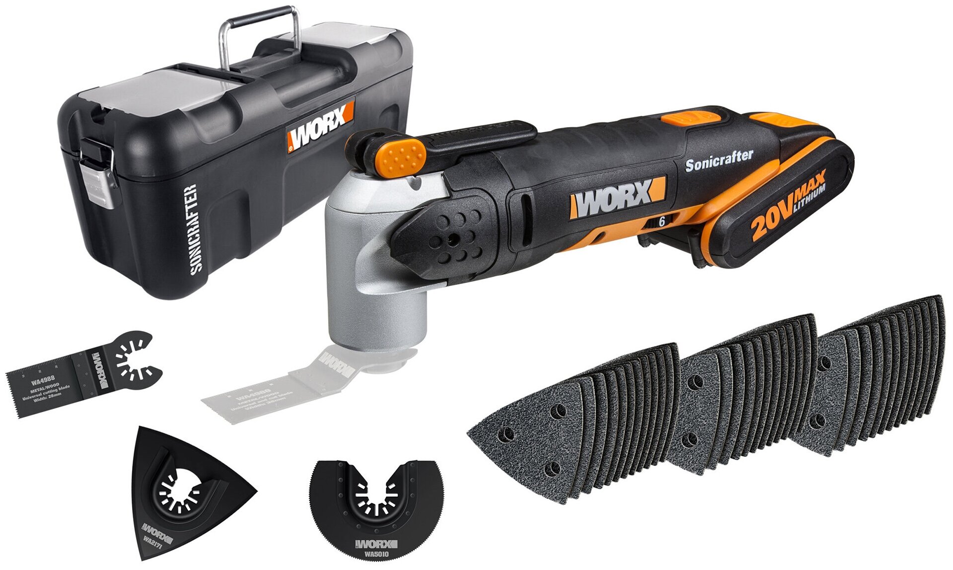 фото Аккумуляторный реноватор Worx WX678 2.0Ач х1 кейс