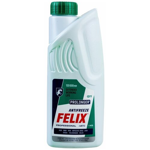 Антифриз зеленый 1 кг (Felix) (Prolonger)