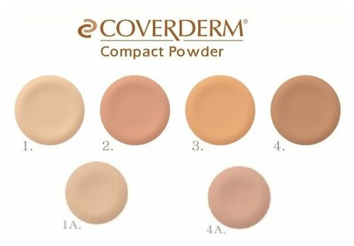 Компактная пудра для нормальной кожи Coverderm Camouflage Compact Powder №4A