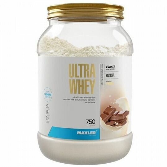 MAXLER EU Ultra Whey (Малая банка) 750 г (Milk Chocolate)