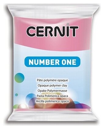 Полимерная глина CERNIT N1 56г, фуксия 922