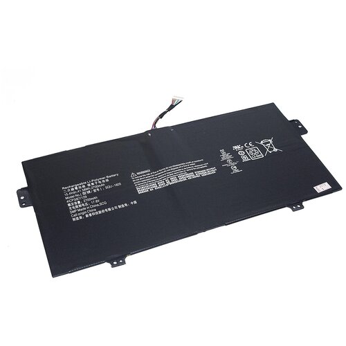 Аккумуляторная батарея для ноутбука Acer Swift 7 SF713-51 (SQU-1605) 15.4V 2700mAh 41.58Wh аккумулятор squ 1605 для acer spin 7 sp714 51 sf713 51 swift 7 s7 371 sf713