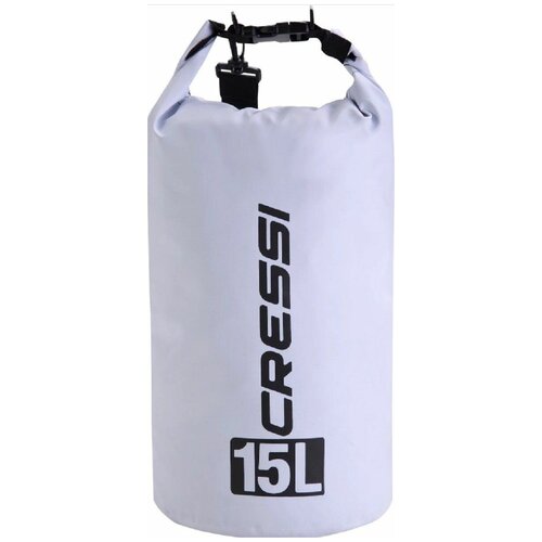 Гермомешок, герморюкзак, влагозащитная сумка CRESSI с лямкой DRY BAG объем 15 литров белый