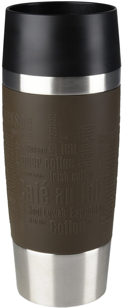 Термокружка EMSA Travel Mug, 0.36 л, коричневый