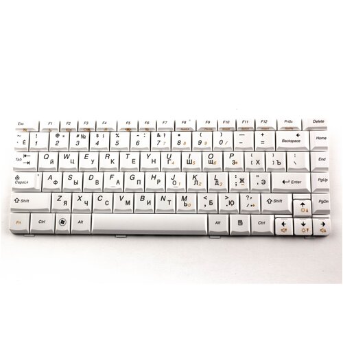 Клавиатура для ноутбука Lenovo U450 белая pn MP-08G73SU-6984 PK130A94A06 25-009333 25-009336 122000₽