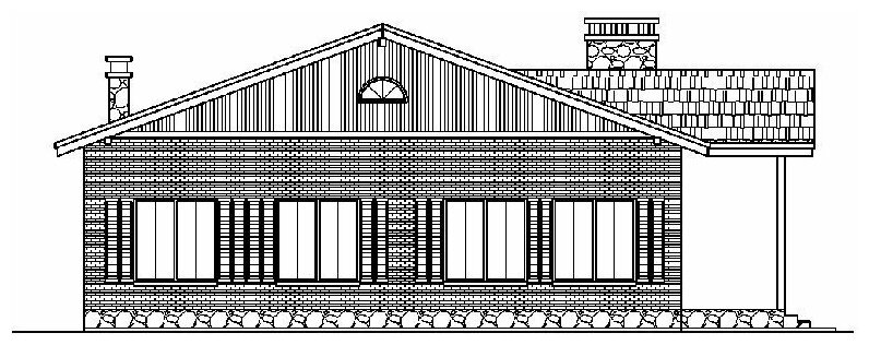 Проект кирпичного дома Catalog-Plans-58-70HEL (118,88кв.м, 14,28x12,28м, кирпич 510) - фотография № 5