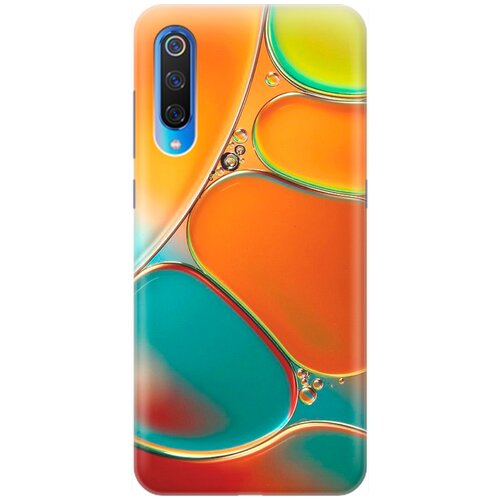 фото Ультратонкий силиконовый чехол-накладка для xiaomi mi 9 с принтом "разноцветные пузырьки" gosso