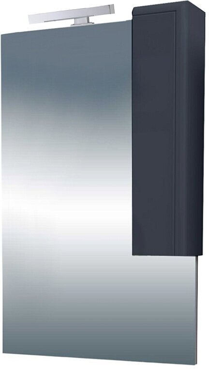 Зеркало-шкаф Edelform Solo-III 65 жемчужно-серый глянец