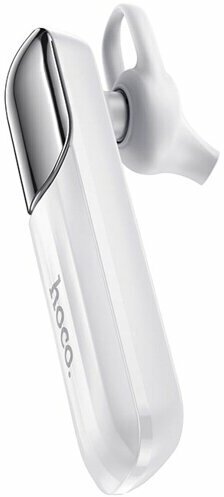 Bluetooth беспроводная моно гарнитура Hoco E57 Essential White микрофон с наушником, hands free - белый