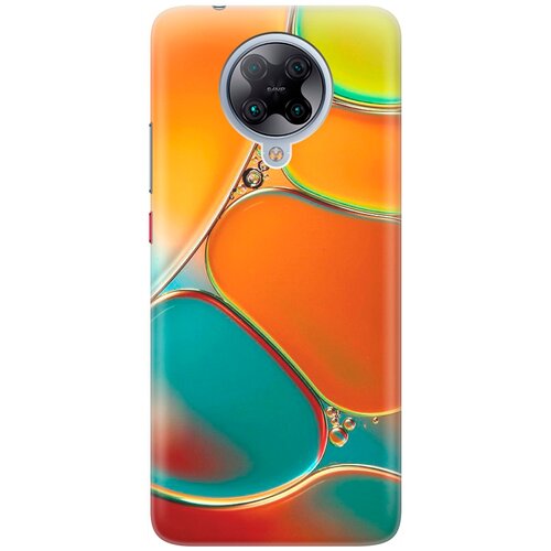 фото Ультратонкий силиконовый чехол-накладка для xiaomi poco f2 pro / redmi k30 pro с принтом "разноцветные пузырьки" gosso