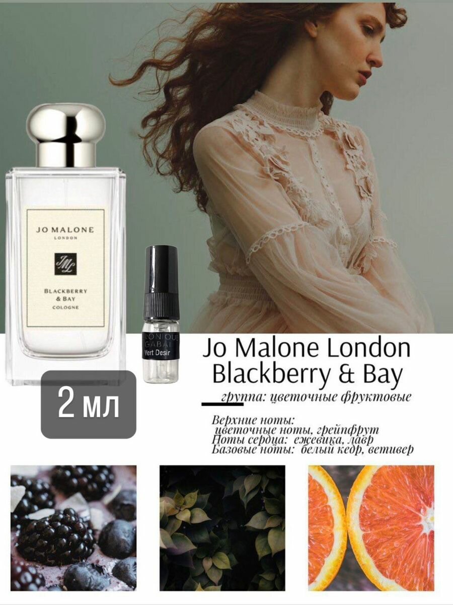 Духи по мотивам селективного аромата Jo Malone Blackberry Bay 2 мл