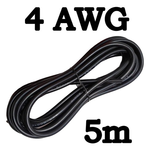 Провод медный в силиконовой оплётке 4AWG (21 кв. мм)