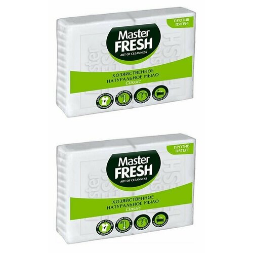 Master Fresh Мыло хозяйственное, 125 гр, 2 шт, 2 уп