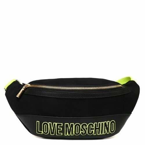 Сумка поясная LOVE MOSCHINO, черный сумка поясная love moschino зеленый