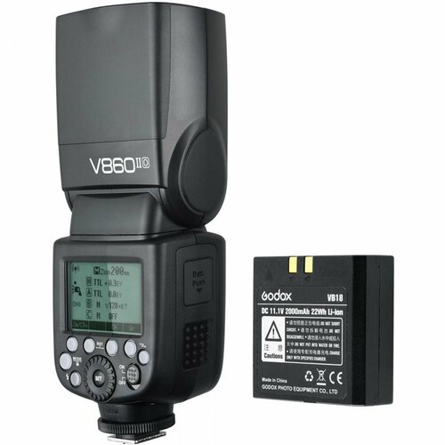 Вспышка накамерная Godox VING V860IIO TTL для Olympus/Panasonic sidande df 800 ii ttl professional camera flash speedlite high speed synchronization with standard hot shoe for canon nikon