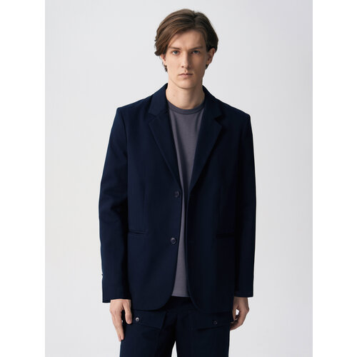 Пиджак WEME, размер M, темно-синий блейзер мужской с коротким рукавом модный однотонный деловой повседневный пиджак мужской пиджак свободного покроя в корейском стиле m 5xl