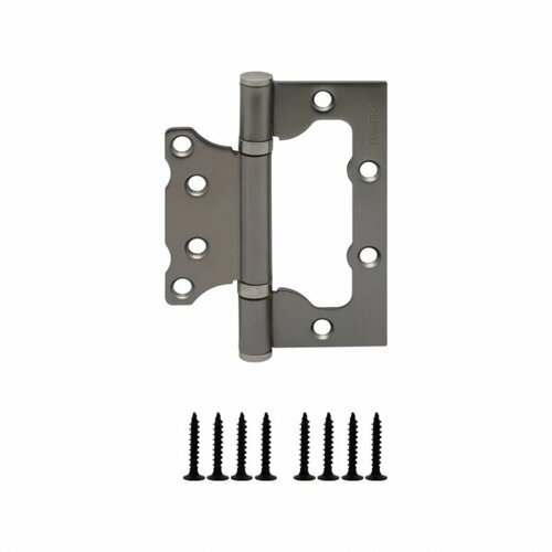 Петля без врезки FIXBERG 2BB 100х75х25 мм графит 469₽