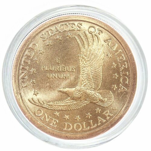 Монета 1 доллар Парящий орел в капсуле. Сакагавея. Коренные американцы. США P 2006 UNC монета 1 доллар в капсуле парящий орел сакагавея коренные американцы сша 2006 г в unc