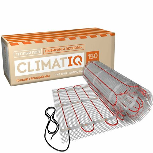 Теплый пол IQWATT тонкий самоклеящийся греющий мат CLIMATIQ MAT 18кв м 30450₽